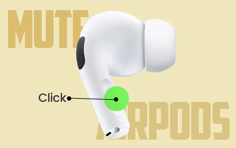 mute airpods on call press the stem or digital crown